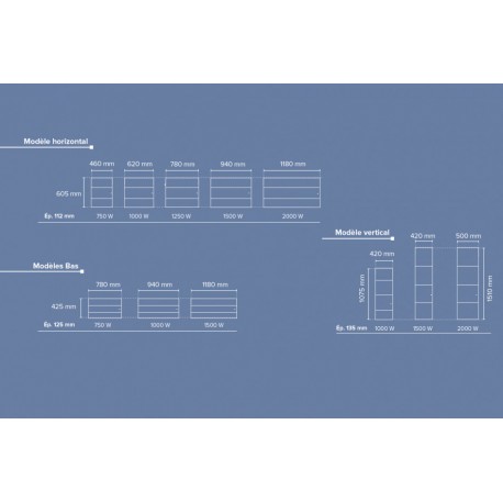 Radiateur Fonte INTUIS AXOO Vertical connecté