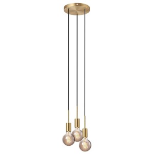 PACO, 3- Suspension, Laiton, IP 20, E27  - NORDLUX 2112063035 