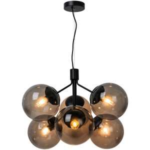 IVONA, 6-Suspension, Noir, IP20, E27  - NORDLUX 2112163003 