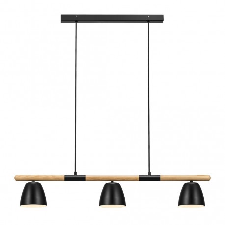 THEO, 3-Suspension, Noir, IP20, GU10  - NORDLUX 2112603003 