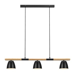 THEO, 3-Suspension, Noir, IP20, GU10  - NORDLUX 2112603003 