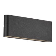 KINVER 26, Applique murale, Noir, IP54, LED module  - NORDLUX 2118181003 