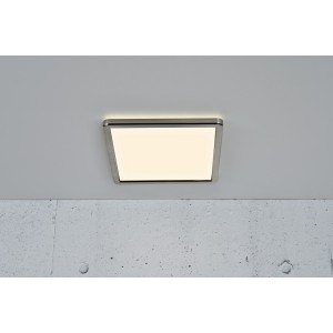 OJA CARRE 29 plafonnier Plastique Blanc-nickel satiné LED integrée 3000/4000K - Nordlux 2015056155 