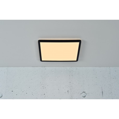 OJA 29 SDB plafonnier carré Plastique Noir LED integrée 3000/4000K - Nordlux 2015066103 