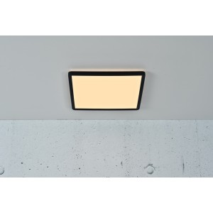 OJA 29 SDB plafonnier carré Plastique Noir LED integrée 3000/4000K - Nordlux 2015066103 