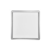OJA 29 SDB plafonnier carré Plastique Blanc-chrome LED integrée 3000/4000K - Nordlux 2015066133 