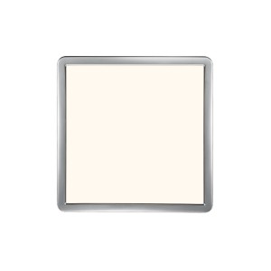 OJA 29 SDB plafonnier carré Plastique Blanc-chrome LED integrée 3000/4000K - Nordlux 2015066133 