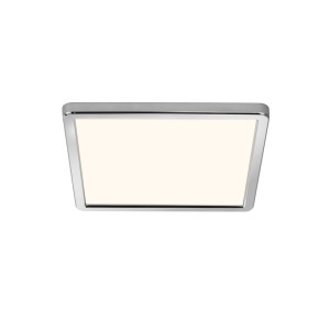 OJA 29 SDB plafonnier carré Plastique Blanc-chrome LED integrée 3000/4000K - Nordlux 2015066133 