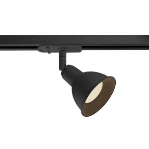LINK SINGLE spot sur rail Métal et plastique Noir GU10  - Nordlux 86109903 