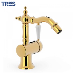 Mitigeur bidet or 24K Tres Clasic Exclusive  - TRES 24222001OR