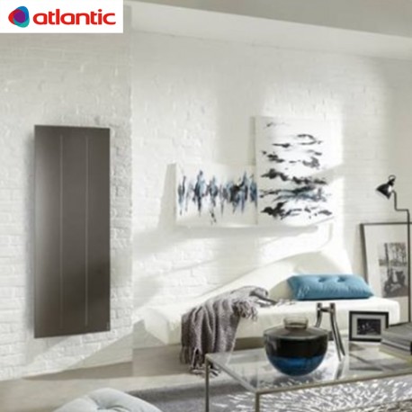 Radiateur Atlantic ONIRIS  Gris étoilé 1000W Pilotage Intelligent Vertical - 503916