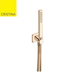 Kit douchette carrée complet Or Rose Pvd HYDROTHERAPIE - CRISTINA ONDYNA PD62246P