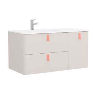 Meuble de salle de bain UNIIQ 1200 droite NATA  - SALGAR 24627 