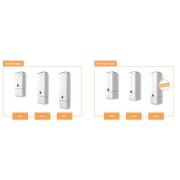 Chauffe-eau électrique carré vertical mural Linéo connecté 120L  - ATLANTIC 157214