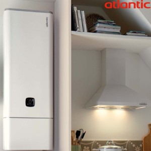 Chauffe-eau électrique Plat Multiposition mural Linéo connecté 80L  - ATLANTIC 157209