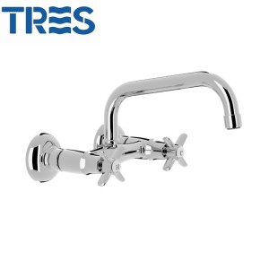 Mélangeur cuisine mélangeur évier mural distance depuis mur 237 mm  - TRES 24221501