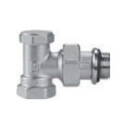 Coude de réglage 1/2" droit pour installation bitube - VALDEROMA 09767