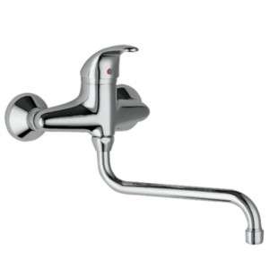 Mitigeur évier mural Chrome - TRES 172317