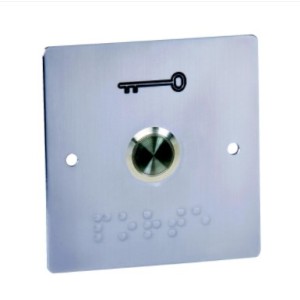 Bouton poussoir de sortie à double sécurités no/nf pour pot d'entraxe 60 mm - AIPHONE BP60