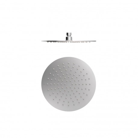 Douche acier inoxydable de tête anticalcaire à rotule. Ø 250 mm Chromé - TRES 134315009 