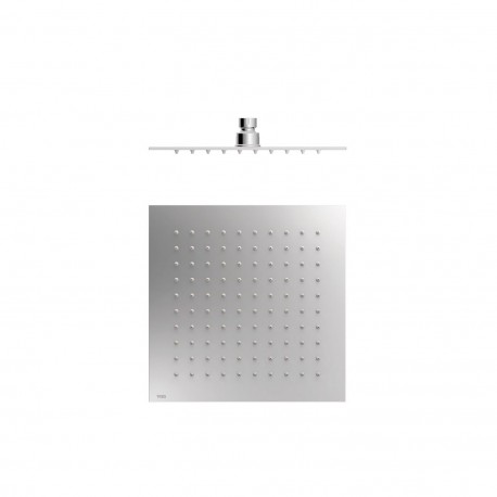 Douche acier inoxydable de tête anticalcaire à rotule. 250x250 mm Chromé - TRES 134315011 