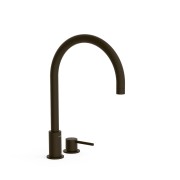 Lavabo mitigeur haut sur gorge Noir Bronze STUDY - TRES 26110502KMB