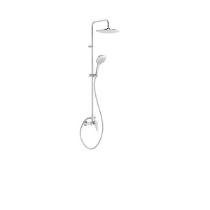Ensemble mitigeur douche Douche fixe de 242x242 mm Chromé - TRES 21719101 
