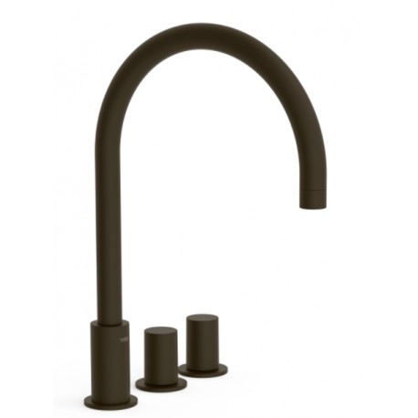 Mélangeur sur gorge Noir Bronze - TRES 06110501KMB