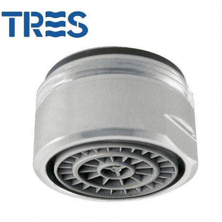 Réducteur de débit Mâle 24/100 6 l/m Chromé - TRES 134215017