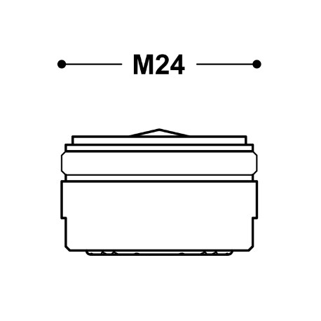 Réducteur de débit Mâle 24/100 6 l/m Chromé - TRES 134215017