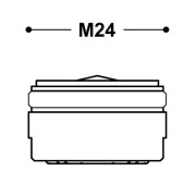 Réducteur de débit Mâle 24/100 6 l/m Chromé - TRES 134215017