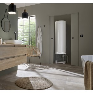 Chauffe-eau électrique Zénéo ACI Hybride vertical mural compact 150L - Atlantic 156212 