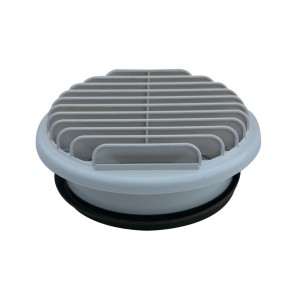 Ent/sort air murale pvc diam 125mm - Atlantic 464057 