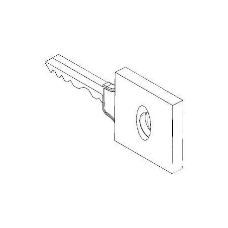 Clé brute SET-J CAME CGJ2 