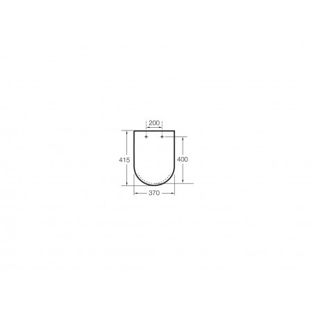 Inspira Round Abatant Wc Compact Silencio Declipsable Onyx - ROCA A80152C64B 