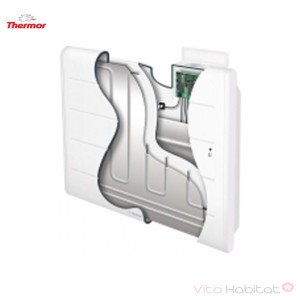 Radiateur électrique Aluminium THERMOR OVATION 3 Blanc 750W Horizontal 