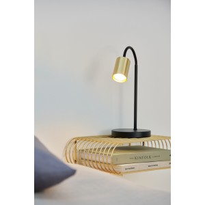 EXPLORE Lampe à poser Noir + laiton GU10 - NORDLUX  2213505003 