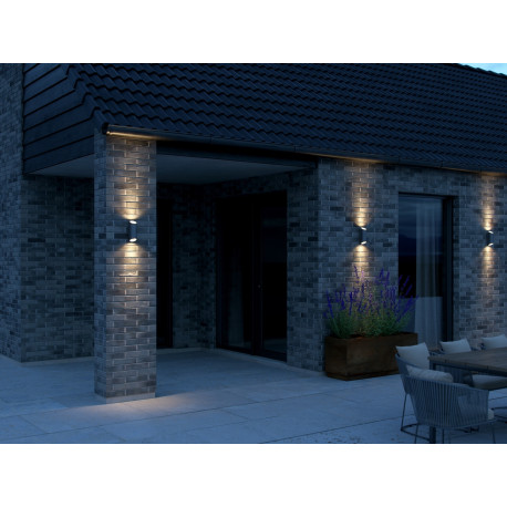 NICO ROUND 22 Applique murale Anthracite GU10 - NORDLUX  2218231050 