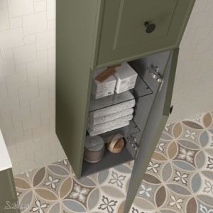 Colonne de salle de bain RENOIR 2 portes GREEN FOREST - Salgar 91321