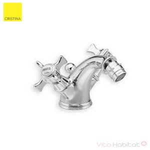 Mélangeur monotrou avec vidage pour bidet RETRO CHAMVORD - CRISTINA ONDYNA CH11651