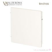 Radiateur à inertie Wifi Blanc Quartz 800W Carré - Valderoma BZ0800W
