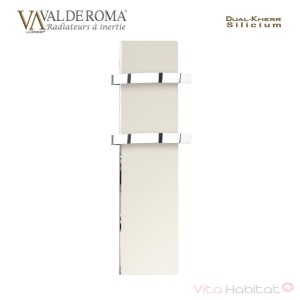 Sèche-serviette rayonnant SLIM 2.0 Blanc Quartz 500W - Valderoma 17500TL