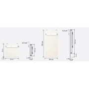 Sèche-serviette H2O DK11 Vertical Natura Noir 850W - VALDEROMA 18085011B
