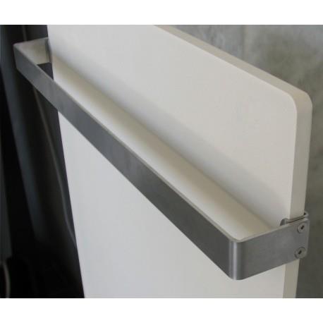 Sèche-serviette à inertie Wifi Natura Noir 1300W Vertical - Valderoma NN13BLW