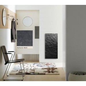 Sèche-serviette à inertie Wifi Natura Noir 1300W Vertical - Valderoma NN13BLW