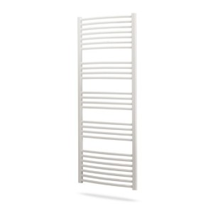 Sèche serviettes eau chaude BANGA cintré 1183W Blanc - FINIMETAL BCN3675C