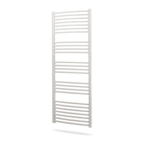 Sèche serviettes eau chaude BANGA cintré Blanc - FINIMETAL