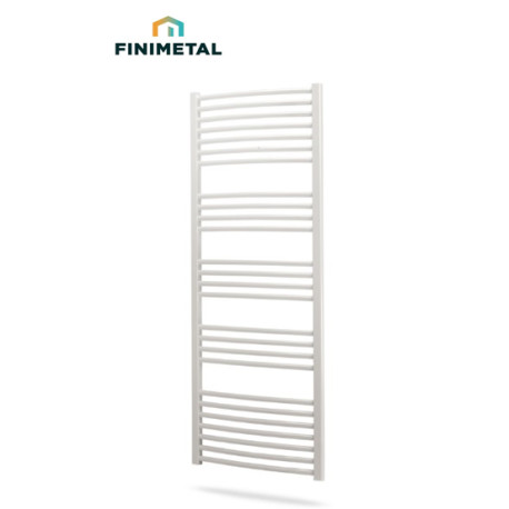 Sèche serviettes eau chaude BANGA cintré Blanc - FINIMETAL