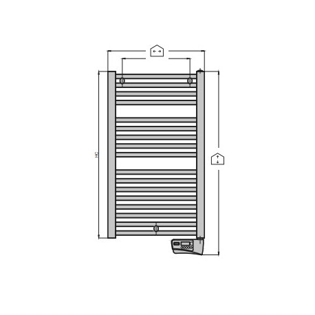 Sèche serviettes électrique TAHITI Blanc - FINIMETAL