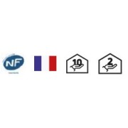 Sèche serviettes électrique TAHITI Blanc - FINIMETAL